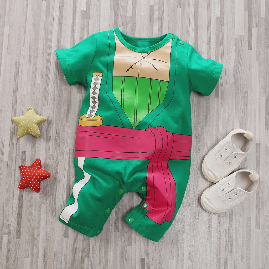 Baby Jumpsuit met Anime Print - Katoen - Zomerkleding 0-18 Maanden