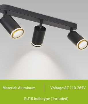 Verstelbare GU10 LED Spot Plafondlamp - Keuze uit 2, 3 of 4 Spots