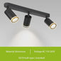 Verstelbare GU10 LED Spot Plafondlamp - Keuze uit 2, 3 of 4 Spots
