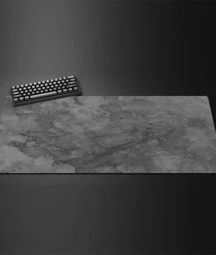 Grote Grijze XXL Muismat voor Bureau & Gaming - Desktop Toetsenbord Mat