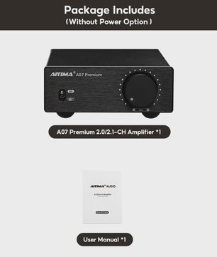AIYIMA A07 Premium TPA3255 Klasse D Versterker - 2x 300W Krachtig Hifi Geluid