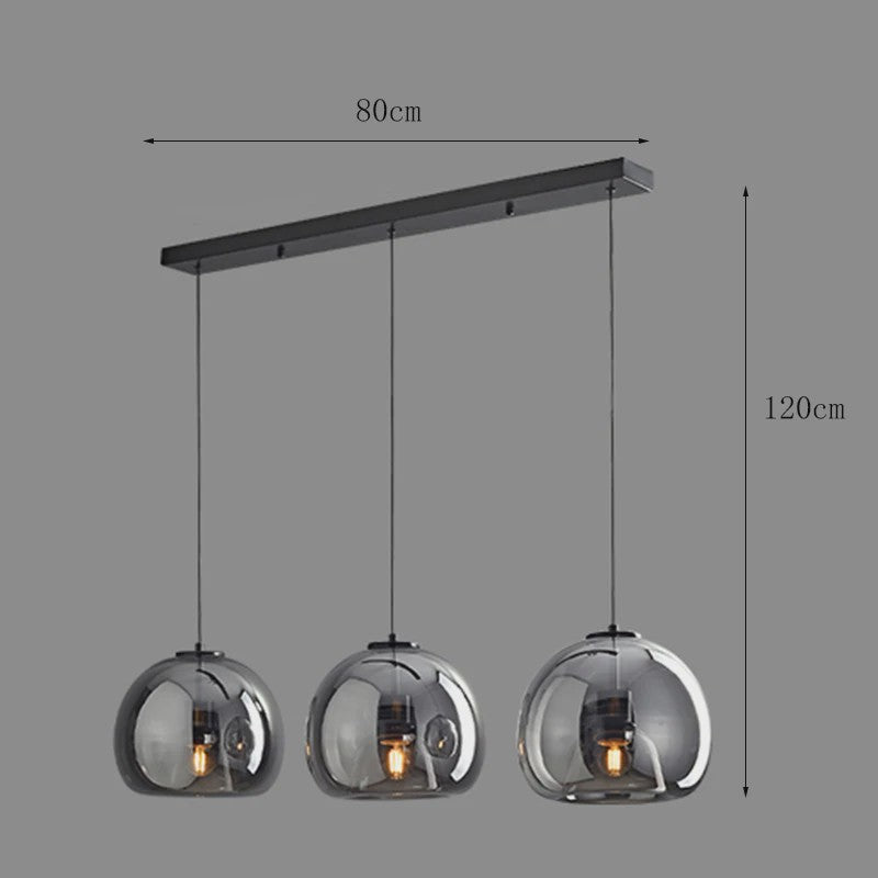 Moderne Glazen Hanglamp - Stijlvolle Plafondlamp voor Eetkamer & Interieur