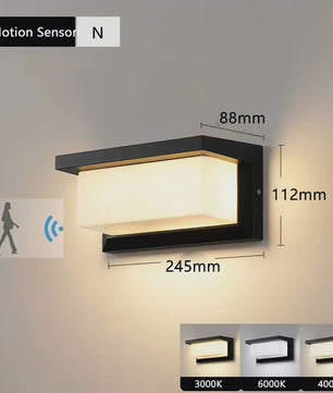 Waterdichte LED Buitenmuurverlichting met Bewegingssensor - IP65