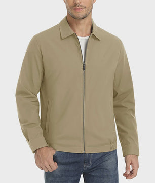 MAGCOMSEN Heren Lichtgewicht Casual Jack met Rits