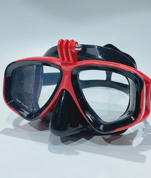 Professionele Duikset: Duikbril met GoPro Mount & All-Dry Snorkel voor Scuba Diving