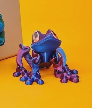 Bewegende 3D Geprinte Boomkikker - Decoratie & Bureau Speelgoed