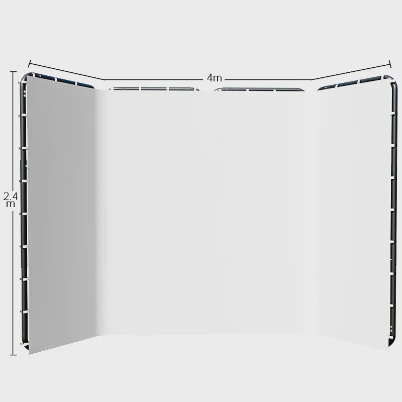 Professionele Fotostudio Softbox Verlichtingskit met Achtergrondframe en Backdrops