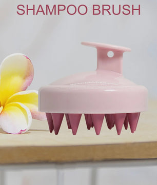 Siliconen Hoofdmassage Borstel - Zachte Scalp Massager voor Shampoo & Ontspanning