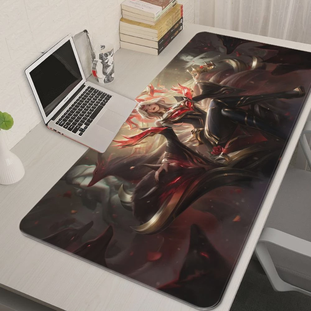 Luxe PU Leer XL Gaming Muismat - Anti-slip Bureau Mat met League of Legends Designs