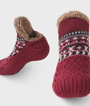 Super Warme Unisex Huissokken met Pluche Voering - Antislip & Comfortabel voor Winter