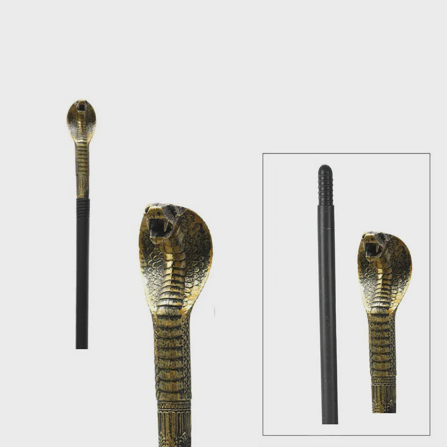 Halloween Cobra Scepter Wandelstok - Egyptische Stijl Koning Kostuum Accessoire