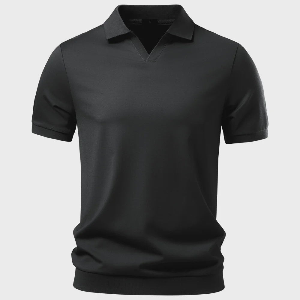 AIOPESON Heren Polo Shirt - Ademend, Zijdezacht & Stijlvol 'Old Money' Design