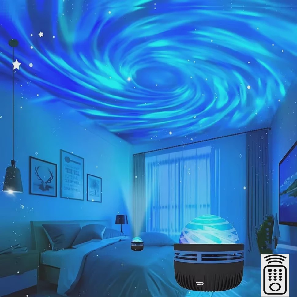Sterrenhemel Projector met Oceaan Golven - Sfeervolle Nachtlamp voor Slaapkamer & Decoratie