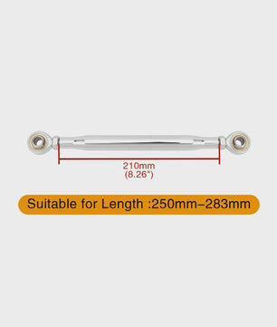 Universele Motor Schakelstang Linkage - 50mm tot 370mm - Verstelbaar