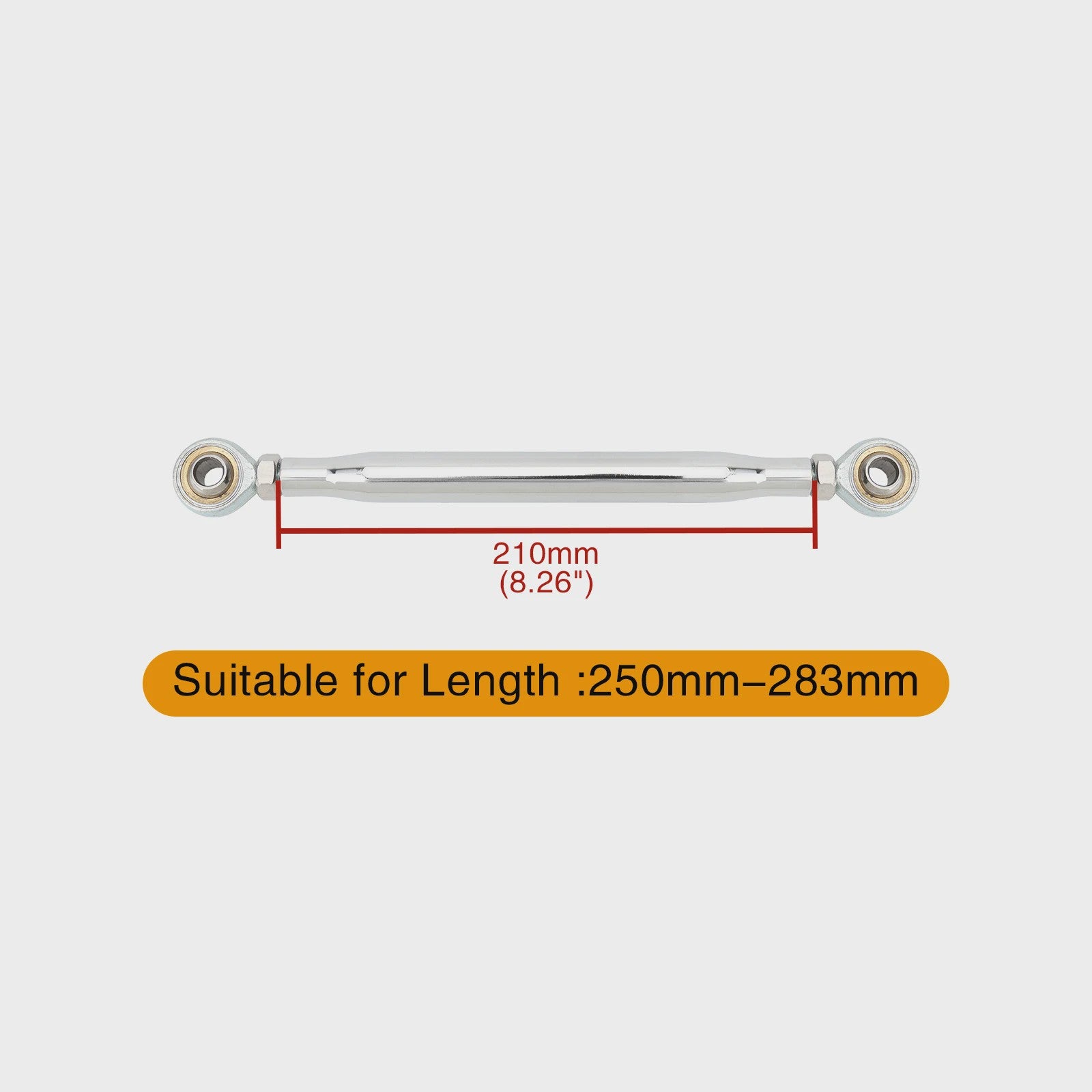 Universele Motor Schakelstang Linkage - 50mm tot 370mm - Verstelbaar