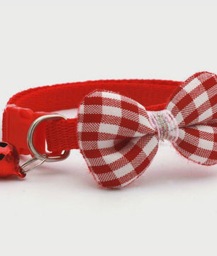Verstelbare Katoenen Honden- en Kattenband met Strikje - Perfect voor Feestelijke Gelegenheden en Dagelijks Gebruik