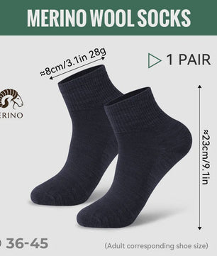 Merino Wol Sokken - Warm, Ademend & Vochtafvoerend voor Wandelen & Sport