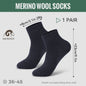 Merino Wol Sokken - Warm, Ademend & Vochtafvoerend voor Wandelen & Sport