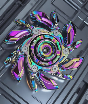 Premium Metalen Deformeerbare Fidget Spinner - EDC Hand Spinner voor Volwassenen - Anti-Stress Vingertop Gyro Speelgoed