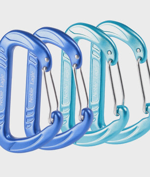 15kN Aluminium D-ring Karabiners Set - Zwaar, Lichtgewicht voor Outdoor & Camping