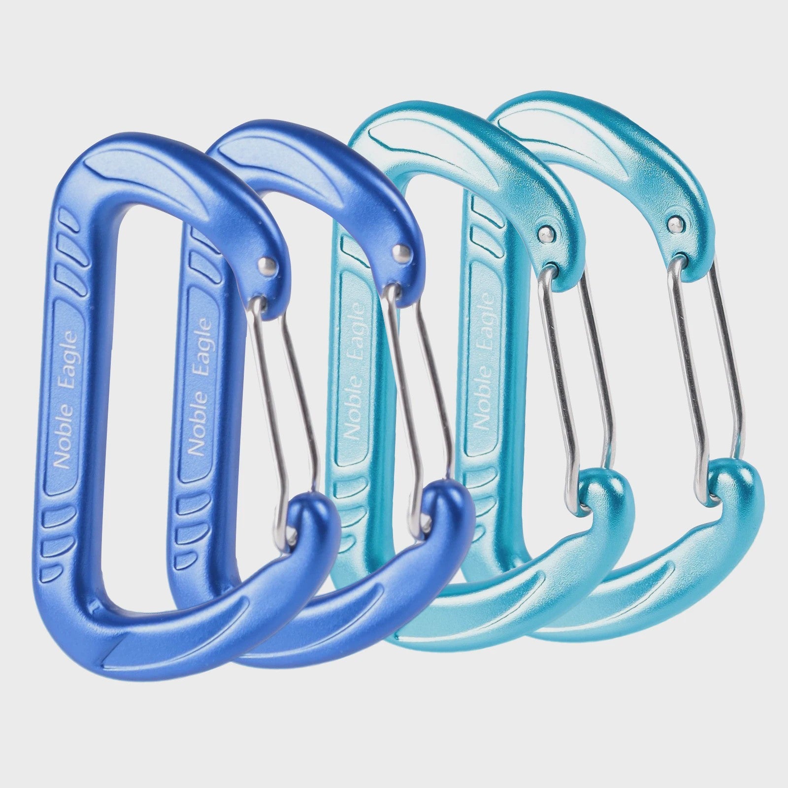15kN Aluminium D-ring Karabiners Set - Zwaar, Lichtgewicht voor Outdoor & Camping