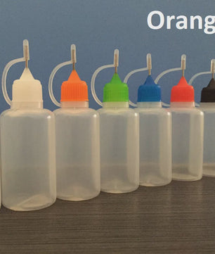 Set van 5x 30ml Precisie Doseerflesjes met Naaldpunt - Ideaal voor Klei, Verf en Lijm