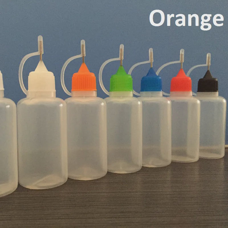 Set van 5x 30ml Precisie Doseerflesjes met Naaldpunt - Ideaal voor Klei, Verf en Lijm
