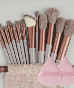 Professionele Make-up Kwasten Set: Zachte Kabuki & Blending Penselen voor Foundation, Poeder, Oogschaduw - Beauty Tools Kit