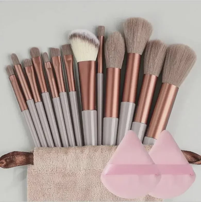 Professionele Make-up Kwasten Set: Zachte Kabuki & Blending Penselen voor Foundation, Poeder, Oogschaduw - Beauty Tools Kit