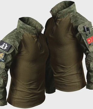 Militaire Softshell Combat Set: Ademend Uniform met Capuchon Jas en Cargo Broek - Ideaal voor Jacht & Outdoor