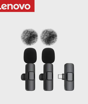 Draadloze Lavalier Microfoon - Mini Draagbaar voor iPhone & Android