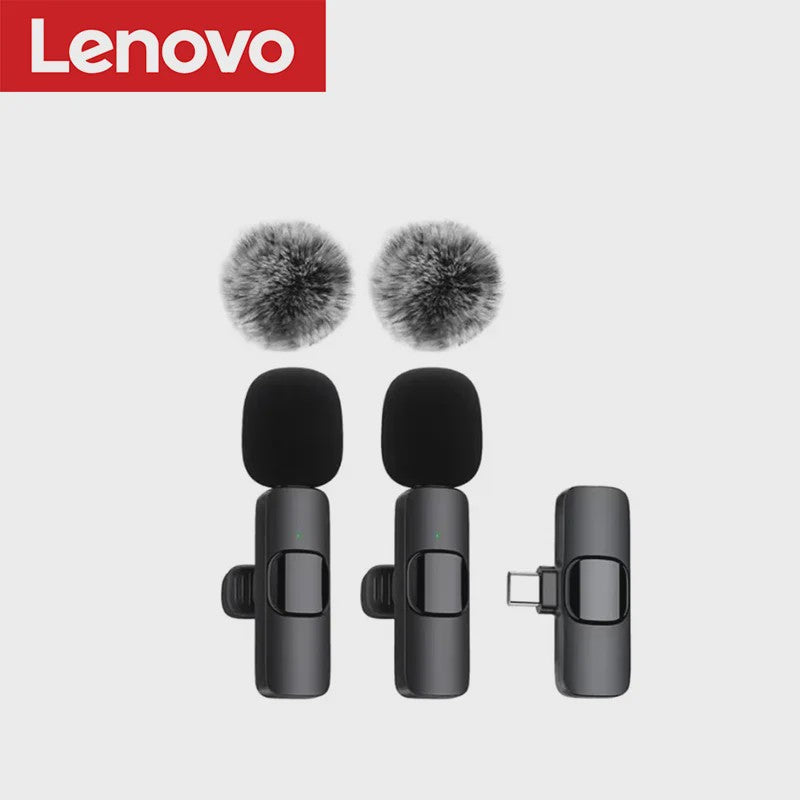 Draadloze Lavalier Microfoon - Mini Draagbaar voor iPhone & Android