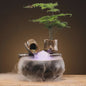 Keramische Fontein voor Katten en Huisdieren - Zen Decoratie met Waterval Effect