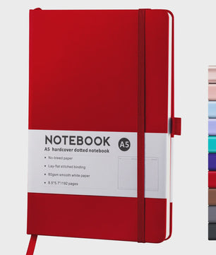 Hardcover A5/A6 Notitieboek met Elastische Band - PU Leer Dagboek