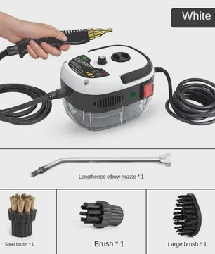 Krachtige 2500W Hogedruk Stoomreiniger - Multifunctioneel & Hittebestendig voor Huis & Auto