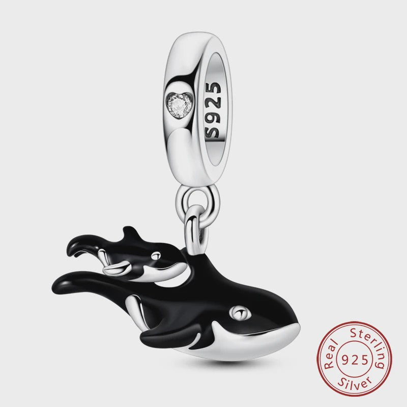 925 Sterling Zilver Charms: Walvishaai, Zeepaardje & Dolfijn - Luminous DIY Sieraden & Cadeaus