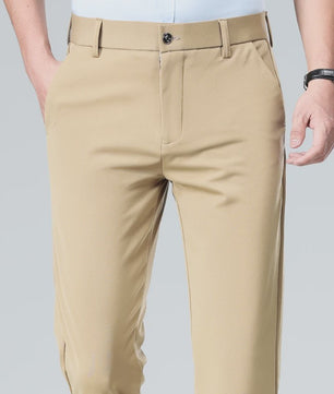 Heren Broek: Elastisch, Sneldrogend & Stijlvol voor Lente/Zomer Zakelijk Casual