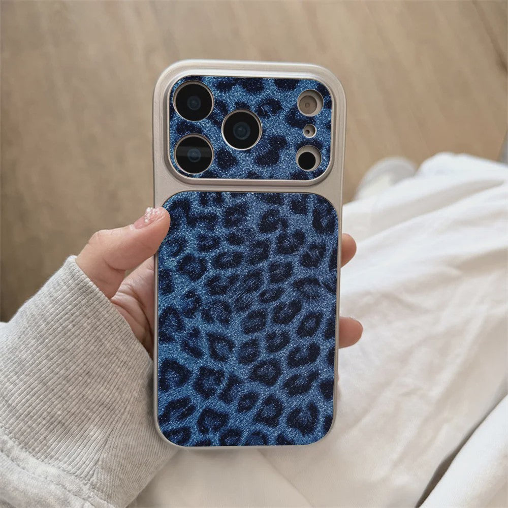 Luxe Leopard Print Telefoonhoesje voor iPhone - Schokbestendig met Bumper