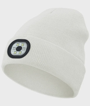 LED Muts met Ingebouwde Verlichting - USB Oplaadbaar, Warm & Unisex voor Nachtelijke Activiteiten