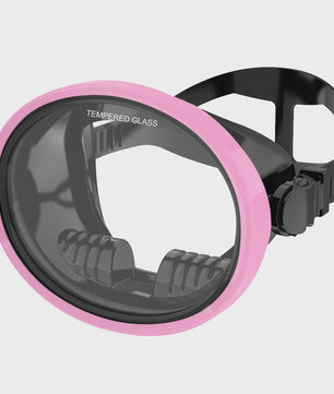 Retro Duikmasker Ovaal met Panoramisch Zicht - Duiken & Snorkelen