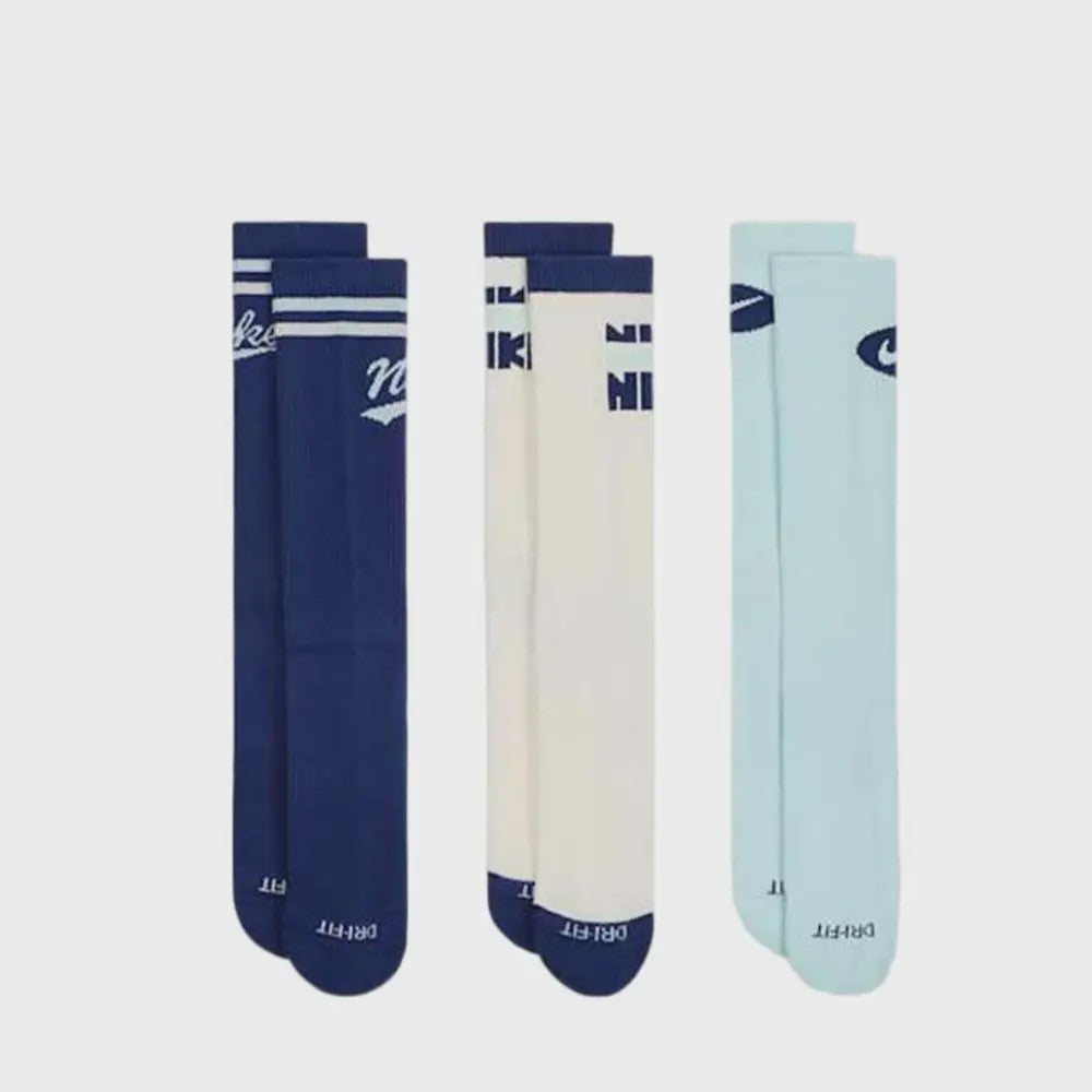Nike Sportsokken Heren Dames 3-Pack - Duurzaam & Vochtafvoerend Katoen