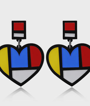 Unieke Acryl Statement Oorbellen - Vrouwen Trendy Party Sieraden