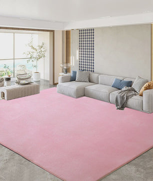 Zacht Coral Fleece Vloerkleed Grijs - Comfortabel voor Woonkamer, Slaapkamer & Kinderkamer