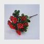 Kunst Azalea Struik Rood - UV-bestendig, Decoratieve Nepbloemen voor Buiten en Binnen