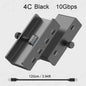 Aluminium USB 3.0/3.2 Hub met Clip: 5Gbps/10Gbps Docking Station voor Monitor & Bureau