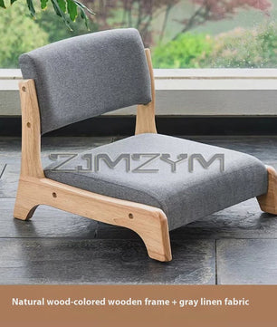 Moderne Houten Fauteuil met Ergonomische Rugleuning - Scandinavisch Design