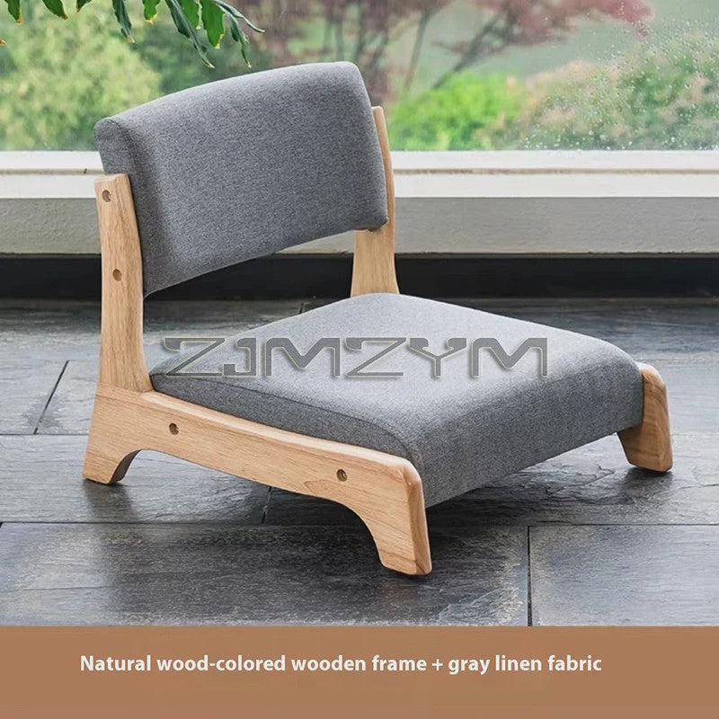 Moderne Houten Fauteuil met Ergonomische Rugleuning - Scandinavisch Design