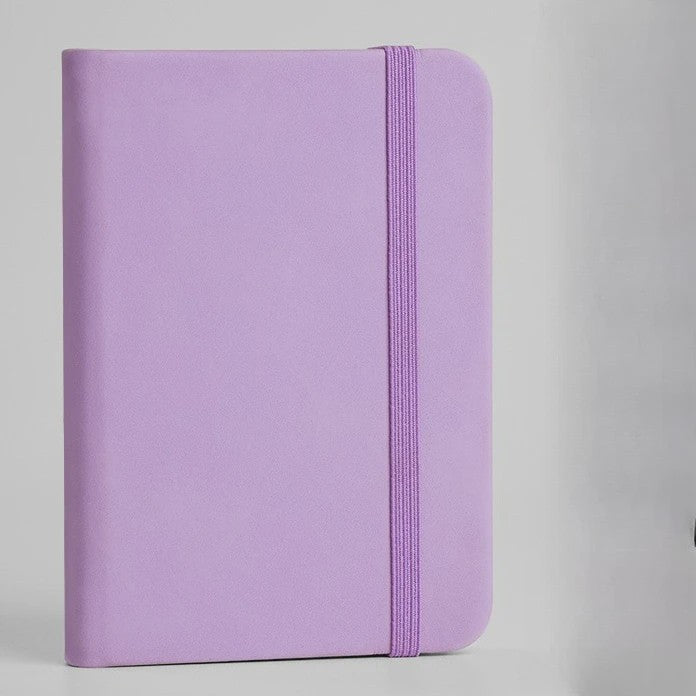 Compact A7 Notitieboekje met PU Cover - Mini Memo Pad voor Onderweg