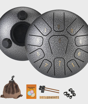 Miwayer 11-Tons Stalen Tongtrommel Geset: Klankhealing voor Yoga, Meditatie & Stressvermindering