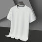 Heren Zomer T-shirt met Wafelstructuur en Korte Mouwen - Ronde Hals